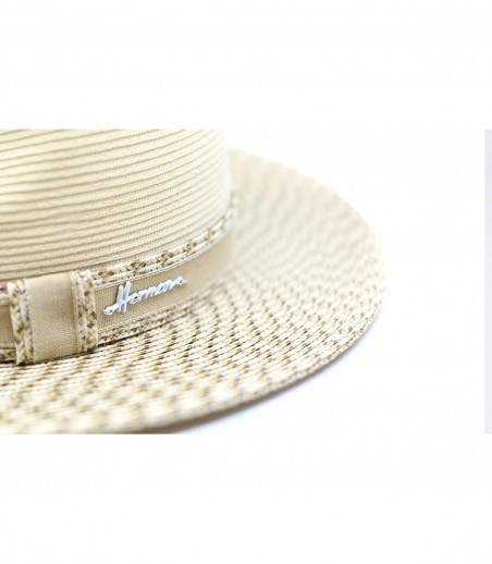 Herman Headwear fedora blanc déperlant